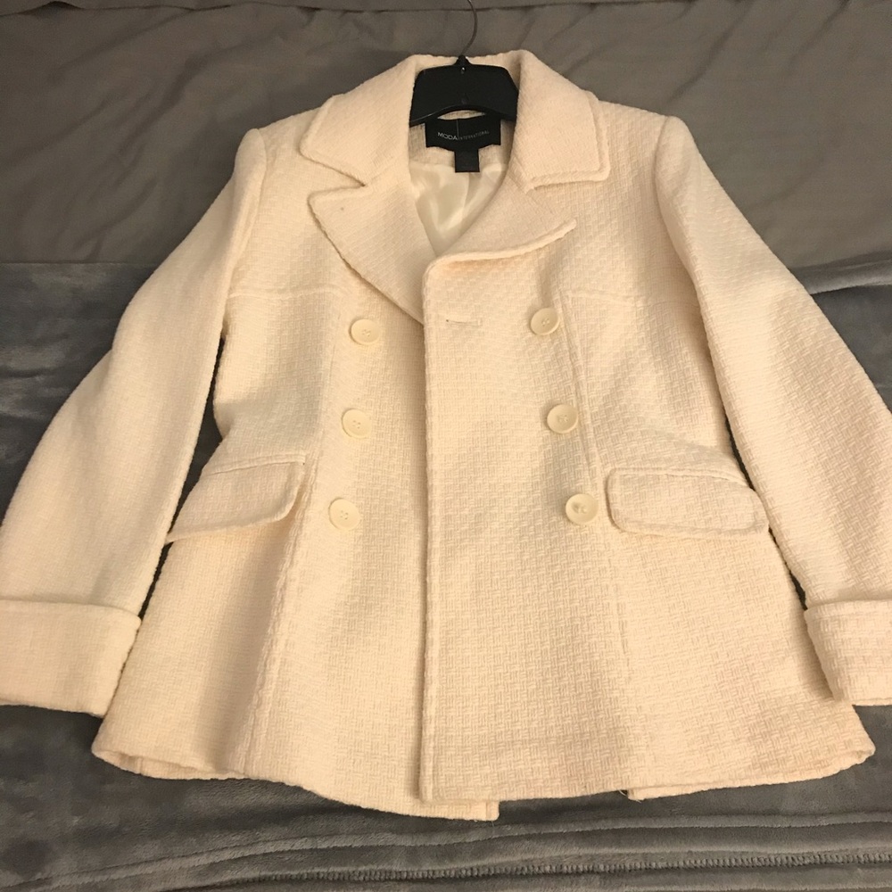 Cream Peacoat